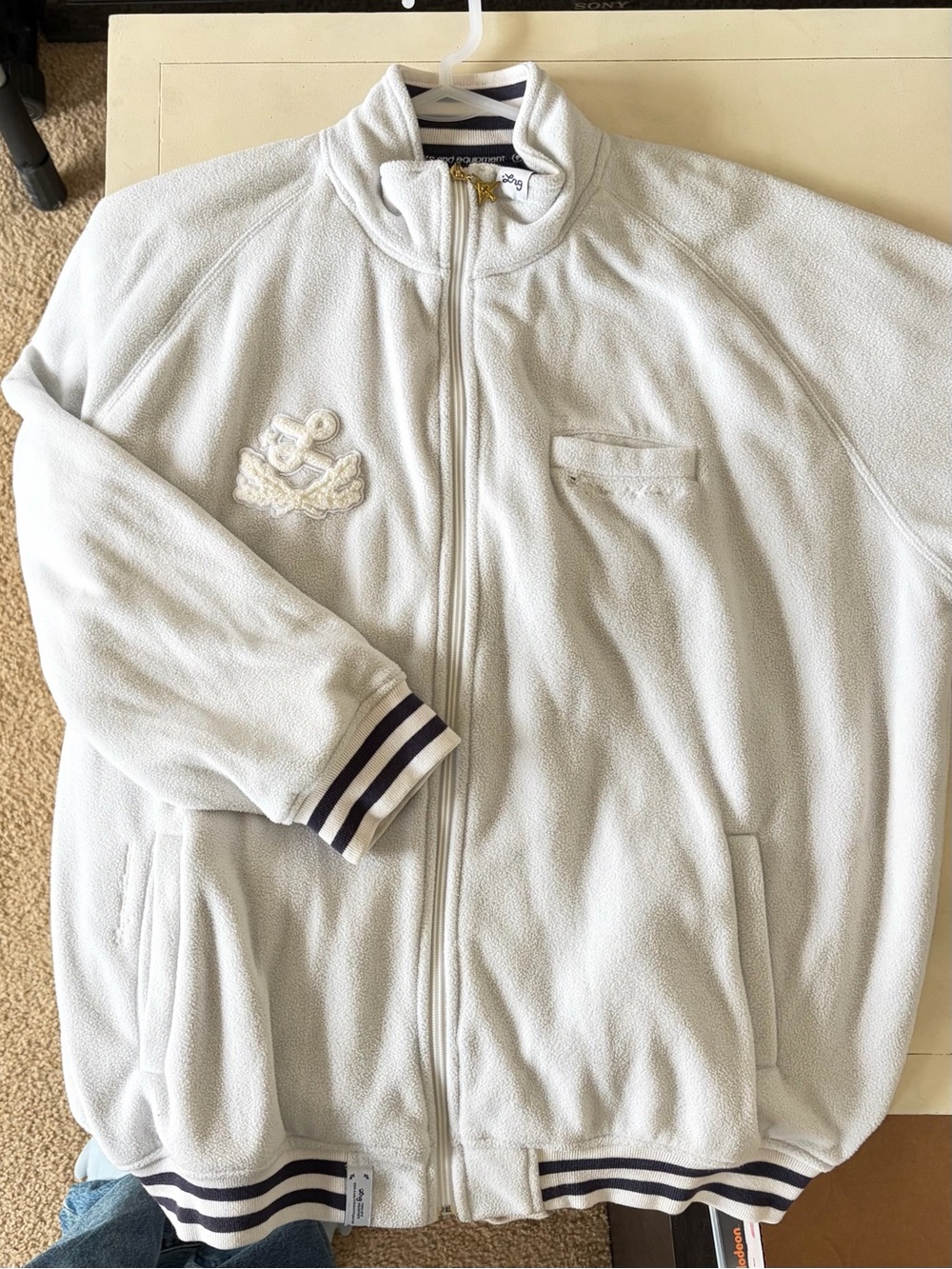 vintage LRG roots & equipment fleece jacket